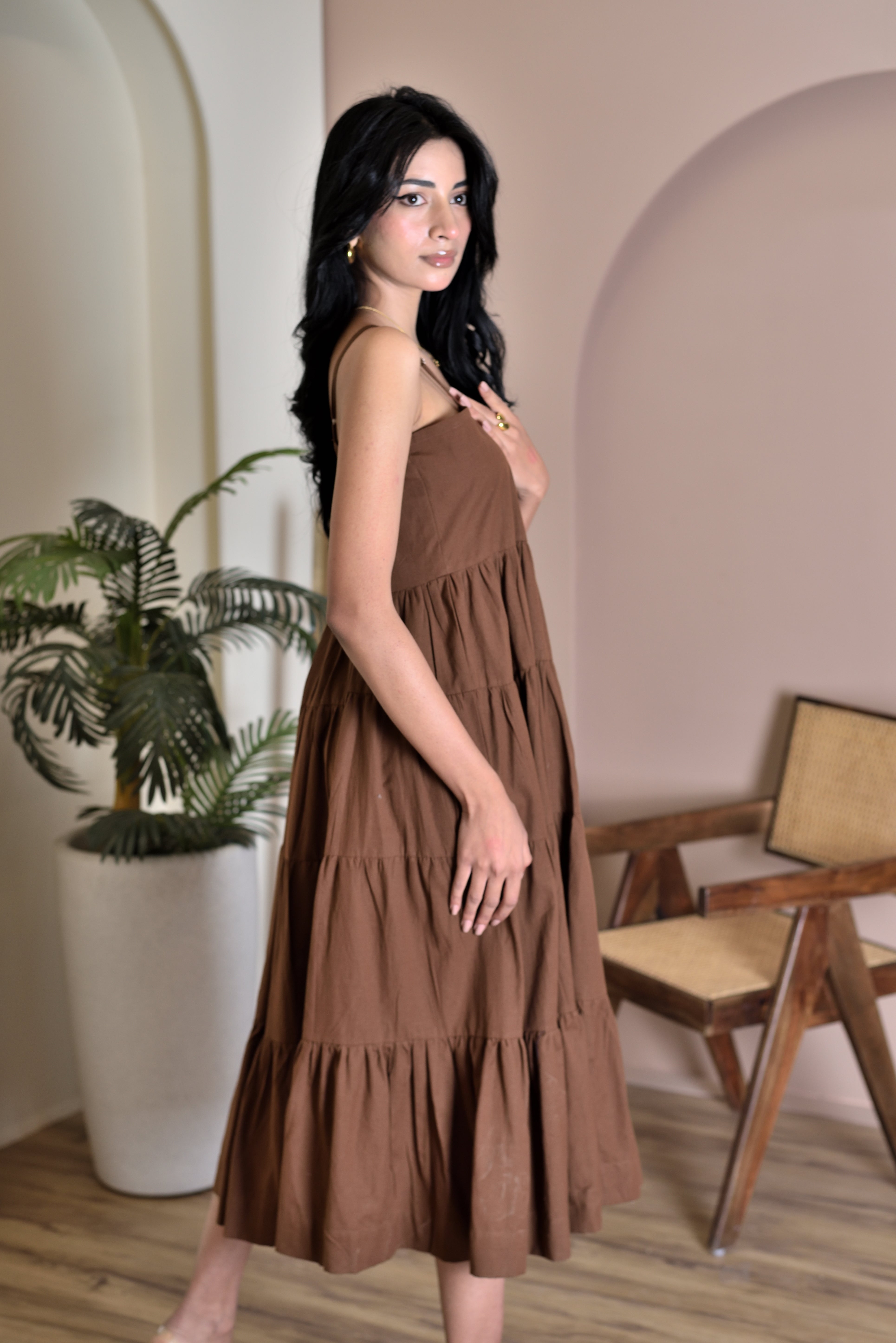 Cocoa Tier Dress