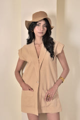 Tiramisu Pleated Shorts