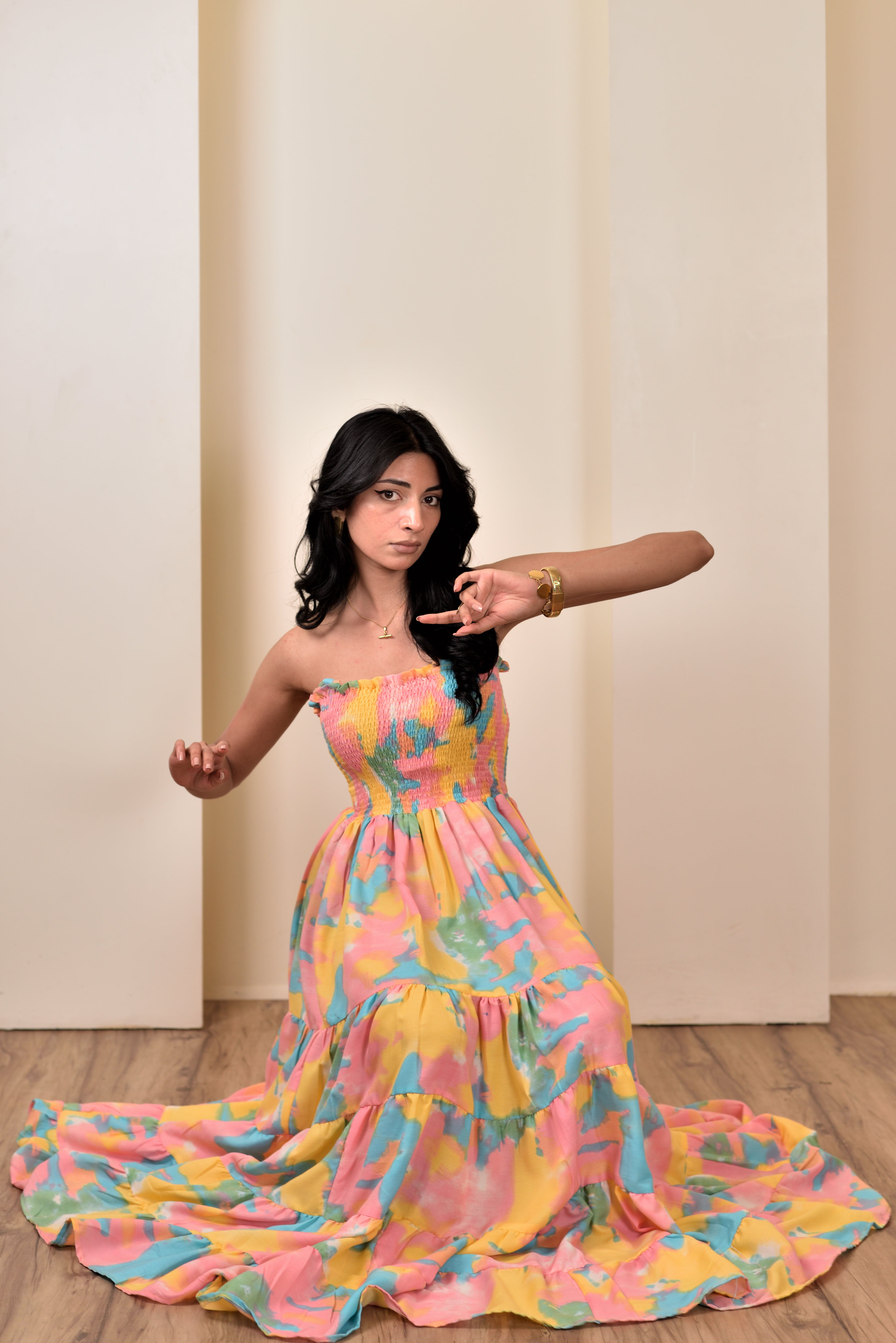 Sunset Sorbet Dress