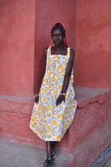 Bold Bloom Strap Dress